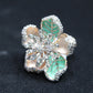 Glamorous Flower Shape Diamond Ring